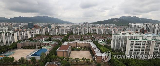서울 노원구 일대 아파트 단지 모습 [연합뉴스 자료사진]