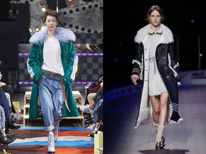 출처: 럭키슈에뜨 16FW (좌) / 베르사체 16FW (우)