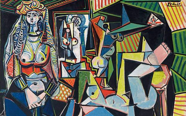 출처: Pablo Picasso, Les Femmes d'Alger (Version O), 1955, Oil on canvas, 114× 46.4cm   | 위키피디아