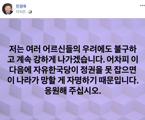 출처: ©민경욱 대변인 페이스북 캡처