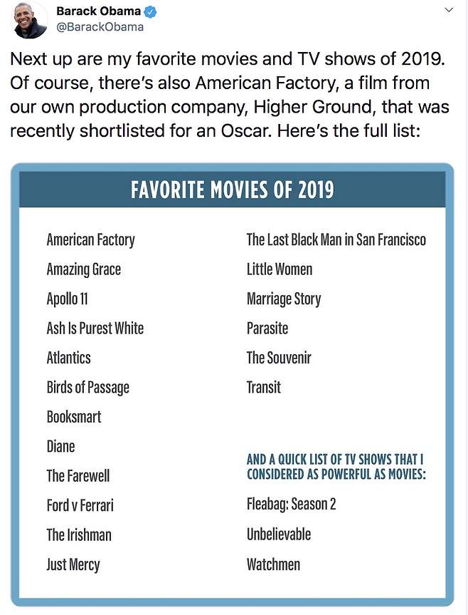 출처: 버락 오바마 트위터