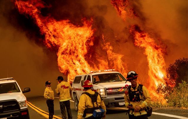 출처: 미국 캘리포니아주 레이크카운티 산불 현장ㅣ레이크카운티=AP 뉴시스