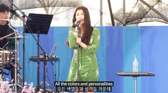 백예린(사진=유튜브 채널 ‘cyidra’ 영상화면 캡처)