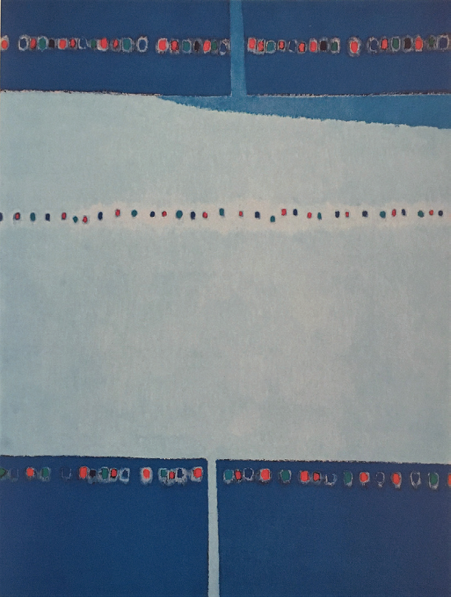 출처: 김환기, ‘매화와 항아리’, 캔버스에 유채, 53×37cm, 1957