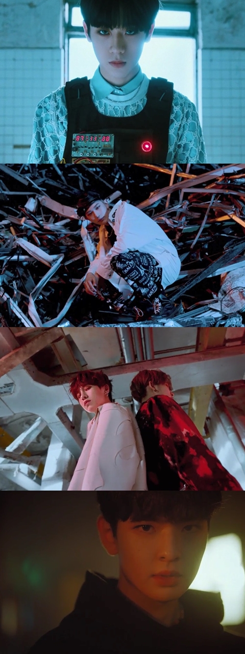 Group Epex (EPEX) released the debut title song.Epex (Wish, Keum Dong-hyun, Mu, Amin, Baek Seung, Aiden, King Ye, Jeff) posted a teaser video for the first EP Bipolar Pt.1 Anxiety title song Lock Down music video on the official SNS at 0:00 on the 28th.The released video begins with Epex opening a bag full of explosives.There were a series of keyboard keyboards called LOCK with people rushing somewhere, and Keum Dong-hyun wearing explosive vests appeared, causing tension.Soon after, the Epex members appeared in an intense manner, and when the eight complete bodies gathered, they were finished with the cry Start Lock Down and left a deep afterlife.Lock Down is a song of electronic hip-hop genre, which explains the correlation between the use of everyday SNS and the infectious depression.Epex will deliver a strong message of 2021s biggest expectation through Lock Down, which means sanctions against movement and action.Epexs first EP Bipolar Pt.1 Anxiety will be released on June 8th at 6 pm on various music sites.