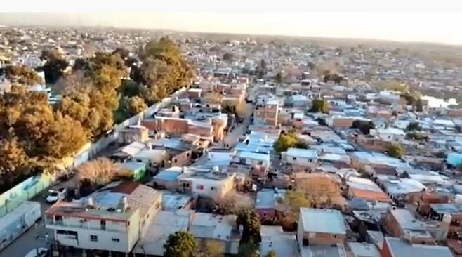 아르헨티나 빈민촌 '비야 이타티' 전경 [비야 이타티 넝마주이 협동조합 유튜브 영상 캡처]