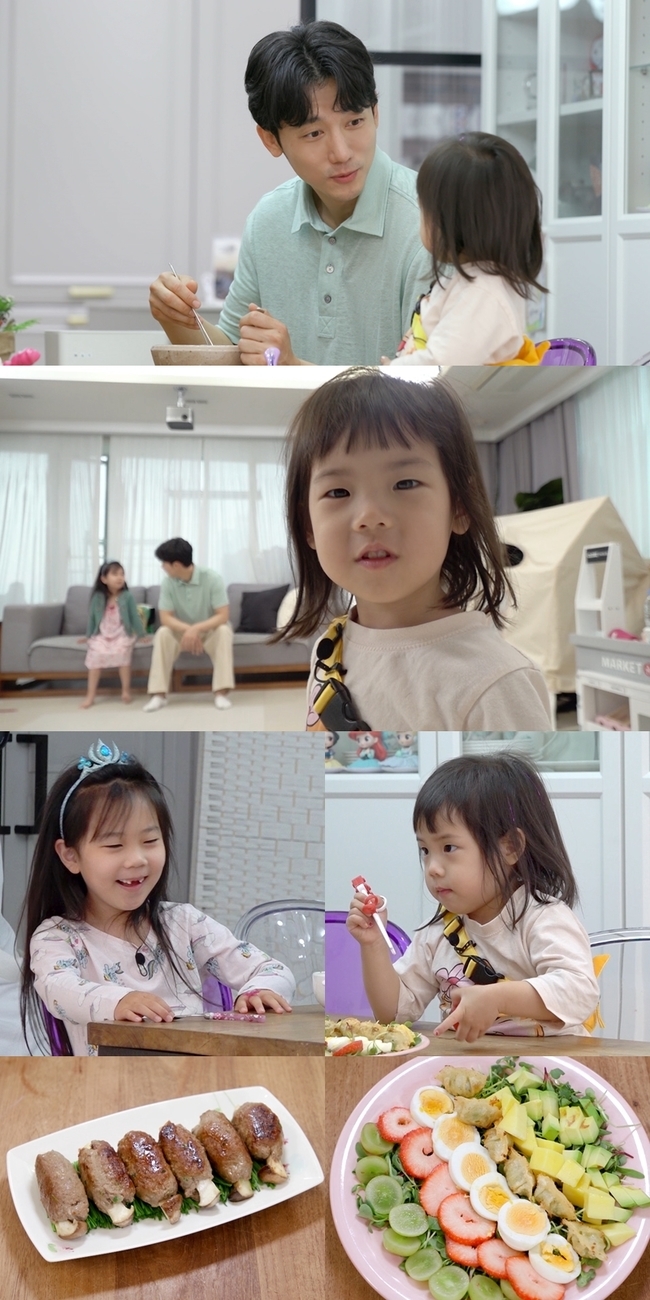 Stars Top Recipe at Fun-Staurant Ki Tae-young makes a full-nutrition breakfast table for her two daughters.KBS 2TV Stars Top Recipe at Fun-Staurant (Stars Top Recipe at Fun-Staurant), which will be broadcast on June 4, will begin its 27th menu development showdown on the theme of Mandu.As Mandu is a menu loved by both young and old, expectations are high for which special and new menus will be presented by the side chefs using Mandu.At the time of his first appearance, Ki Tae-young made a public appearance with detailed and careful cooking, a falling eye for his wife Eugene, and an original Superman who took care of his two daughters, Rohee X Laurin.Among them, thinking about the proportion of carbohydrates, proteins and gifts, making food for children surprised not only Stars Top Recipe at Fun-Staurant family members but also viewers.In this broadcast, Ki Tae-young will unveil a breakfast table considering Danchi, which is once again for Rohee X Laurin Loro sister.In particular, it is known that the Almond milk, which was made by Ki Tae-young last time and collected topics, was also used for the breakfast menu, adding to the curiosity.On this day, Ki Tae-youngs VCR started with Laureen, who opened her eyes in the morning, greeting the camera.Ki Tae-young in VCR prepared breakfast tables from dawn before the Loro sisters came to visit; Ki Tae-youngs menu was made with Almond milk and boiled.Adding Almond milk, it was possible to supplement the carbohydrates and gifts that were good for the body as well as the deep and deep taste as if boiled with bone marinade.Here are mushroom tteokgalbi to supplement the protein, and special salad to supplement the dietary fiber.