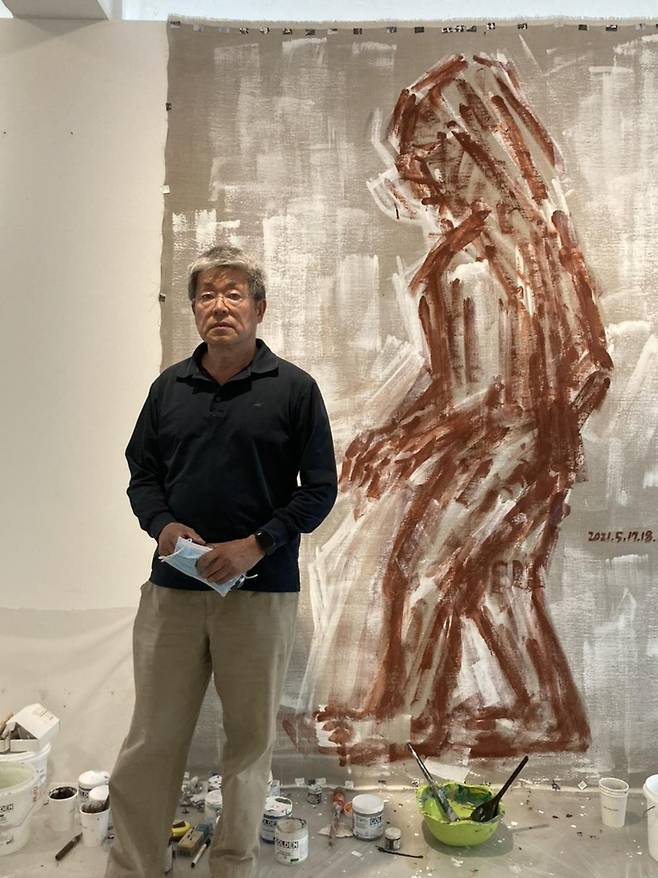 (서울=연합뉴스) 강종훈 기자 = JNO갤러리에서 개인전 여는 서용선 작가