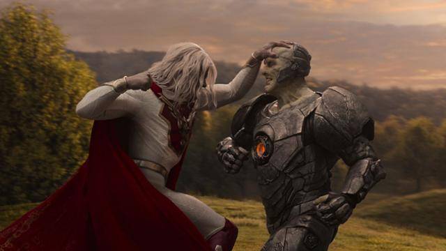 '주피터스 레거시' 속 1세대 슈퍼히어로에게 살인을 하지 않는 것은 절대적인 규칙이다. 이를 두고 아랫세대와 갈등을 빚기도 한다. 넷플릭스 제공