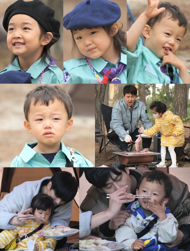 The Return of Superman Yoon Sang-hyun Sam Brother and Sister welcome Ocellate spot skaate for the first time in their lives.KBS 2TV The Return of Superman (hereinafter referred to as The Return of Superman), which will be broadcast on June 6, will visit viewers with the subtitle Mugunghwa Flowers have bloomed.Among them, Yoon Sam-in learns the spirit of Yoon Skout at the beach, and a special day together with Monstarr X is expected to give viewers a big smile.On this day, Sanghyun Father prepared a SKout Camp that would help children develop cooperation and self-reliance. First, the children learned to be self-reliant by playing their tents.Three Brother and Sister, who struggled in a tent bigger than his body, said that while Father was watching his sisters tent, he was left alone.K-My youngest person adds curiosity by saying that Hee Sungs monologue, which exploded, was both salty and cute and laughed.The main group Monstarr X members Juheon and Minhyuk joined Yoon Sam-nees Yoon Skout Camp as co-operative instructors, who each shared a group and prepared dinner.Minhyuk The Uncle and the veggie are washing the vegetables, making the garak noodles with the jungheon The Uncle, and the Sanghyun Father and the meat grill.I wonder where the most breathtaking team of each team would be, and whether they could have completed their job safely.A full-scale prize was set up, and everyone sat around and enjoyed Mukbang.Among the delicious foods such as Garak noodles and meat, there was also an Ocellate spot skaate that was first encountered by Sam Brother and Sister.As the children were surprised by the unique flavor of the Ocellate spot skaate, the outgoing suddenly ate the Ocellate spot skaate, saying it was delicious.