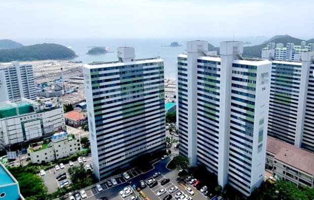 다대동 소재 아파트에서 찍은 다대포항 모습. / 사진=이송렬 기자