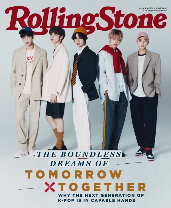 TOMORROW X Twogether has graced Rolling Stone Indias coverTOMORROW X Twogether (Subin, Fed, Bum-gyu, Tae-hyun, and Huning Kai) decorated the cover of the June issue of Rolling Stone India, an Indian music media.Rolling Stone India introduced TOMORROW X Twogether under the title of TOMORROW X Twogethers endless dream, K - pop next generation is not worried.The five members matched various items such as hats, socks, and ties with a sense of sense, and robbed their eyes with trendy fashion and visuals full of boyishness.In addition, a video interview of TOMORROW X Twogether was also released on the official SNS channel of Rolling Stone India on the 9th.TOMORROW X Twogether is a regular 2nd album Chaos: FREEZE and the title song 0X1=LOVESONG (I Know I Love You) feat.In addition to introducing Seori  (Zero Esporte Clube Bahia One Love Song), he also told a genuine story about Music, including work with global producers and participation in albums.TOMORROW X Twogether said, Since we have always sincerely conveyed the story that we can do since debut, we naturally told the stories of teenagers.I am glad that many of the former World people who listen to our music are sympathetic to it. All of the members participated in the album in various ways, including composition and writing, and I think that as they were more skilled than the first time, they had more opportunities for members to participate, he added.When asked about his feelings of winning titles such as Fourth Generation Idol Representative and Future of K - Pop with great achievements in two years, TOMORROW X Twogether said, Thank you for giving us such a modifier and it is an honor.I want to be a wonderful artist who sings songs that many people can sympathize with and comfort, he said humbly.TOMORROW X Twogether is a chapter of chaos: FREEZE released on the 31st of last month, and has been showing great popularity on various music and music charts.According to the Hanter chart, a record sales aggregation site on the 7th, FREEZE sold 635,633 copies during the week of release (May 31-June 6) and set a record high as a debut 3-year group.Also, the album reached number 19 on the UKs Official Album Downloads Chart Top 100 on the 4th (local time), and number 4 on the Billboards World Album chart on June 15, and peaked on the Japan Oricon Daily Album chart on June 7 and the Top Song chart on the Line Music Weekly on June 9. It is getting a hot response in the usic market.