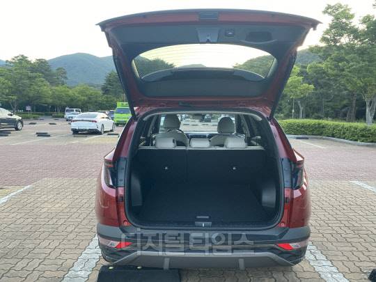 The all-new 투싼 가솔린 1.6 터보 인스퍼레이션 4WD 모델. <이상현 기자>