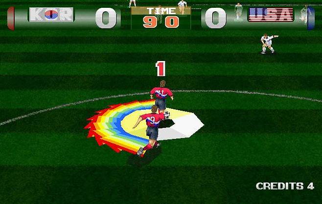 (무지개빛 필살기를 받아라!)