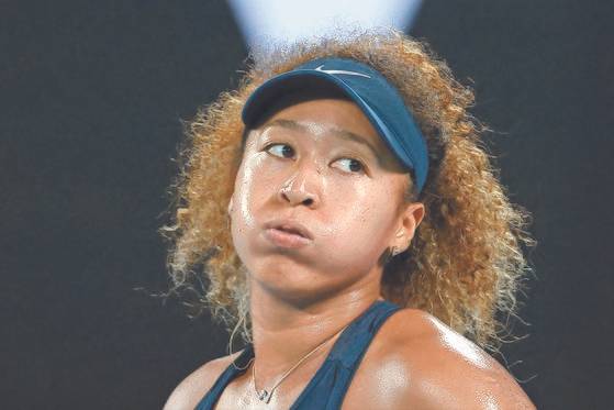 우울증을 앓고 있는 테니스 스타 오사카 나오미. [AFP=연합뉴스]