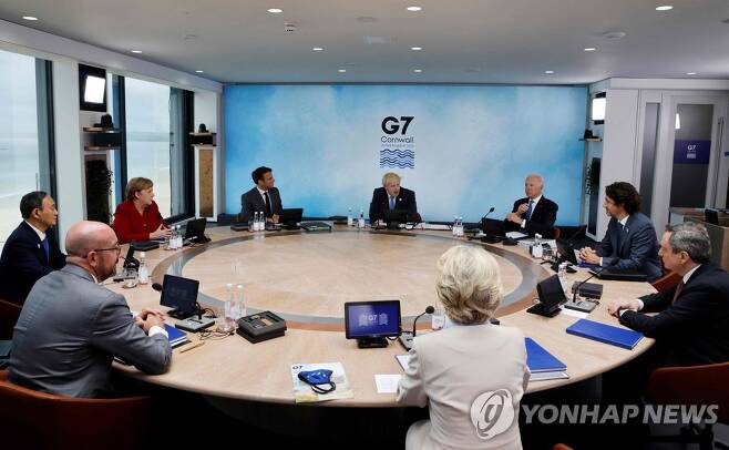 G7 정상회의 [AFP=연합뉴스]