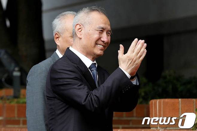 류허 중국 부총리. ⓒ 로이터=뉴스1 ⓒ News1 우동명 기자