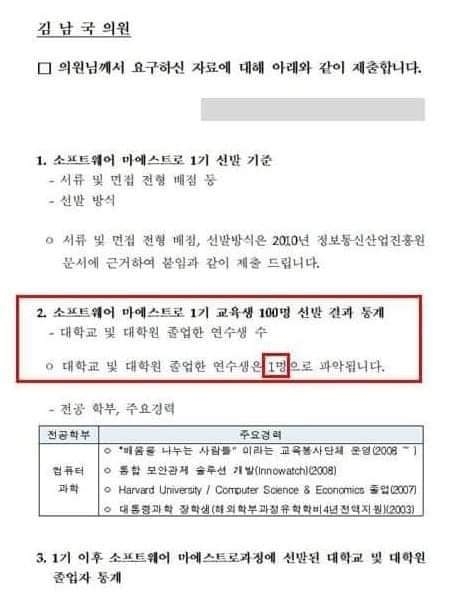 김남국 의원이 자신의 페이스북에 '재학생이 아닌 사람은 이준석 단 1명'이라는 제목의 글을 올렸다. [사진=김남국SNS]