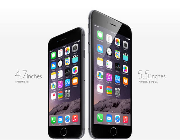 2014년 출시된 아이폰6, 아이폰6+ [애플]