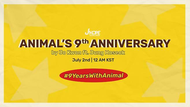 방탄소년단 제이홉 데뷔 전 작사·작곡·피처링 참여 조권 '애니멀' 9주년 전 세계 팬들 축하 #9yearsWithAnimal