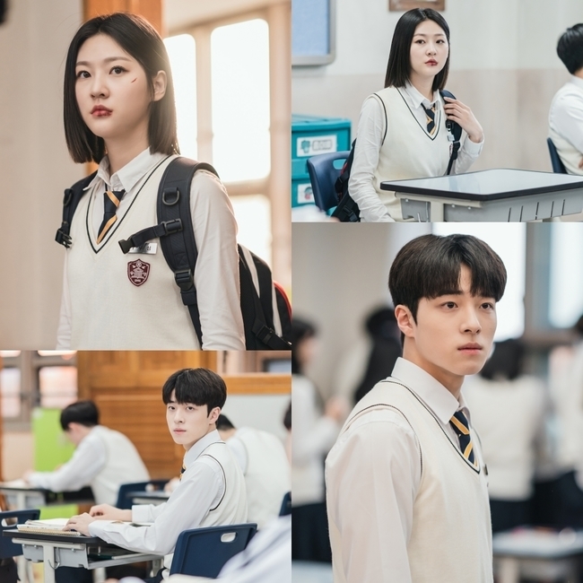 Kim Sae-ron and Nam Da-reums unusual first meeting has been unveiled.The KakaoTV OLizynal drama The Good Mudang Garage (played by the Brothers/Director Park Ho-jin) released its first meeting SteelSeries on July 14 with the Garages (played by Kim Sae-ron) and Naucalpansu (played by Nam Da-reum).The first public release of the Excellent Mudang Ward at 8 p.m. on the 30th is a high school exorcism in which the girl shaman Kim Sae-ron, who is born with an unwanted fate, and the mother-in-law Naucalpansu (Nam Da-reum), who has been seen as an unwanted ghost, dig into the mystery together to safely pass the age of 18 in crisis.Kakao Entertainment is the first fantasy mystery work to be presented by KakaoTV OLizzynall.The inside of the Steel Series, which was unveiled on the day, focused attention on the classroom with the Tainted Love Song all over the face.Unlike her innocent face and her neat uniform, the blood on her mouth, the cut on her cheeks, which seemed to be cut by something, robs her gaze, but the incarceration is consistent with a nonchalant expression and attitude as if it were nothing.The daughter of a shaman family who has been down for three generations, the housewife refuses to live as a shaman unlike her grandmother and mother who accepted her fate, and she is curious about what she experienced before school.On the other hand, Naucalpansu, who is the first in the prestigious Songyoung High School and has a warm one-top Cold Man visual, is looking at the Tainted Love Song lockup in the classroom.As if they felt a strange atmosphere of a different kind of detention from the first moment they faced, the somewhat tense and hardened Naucalpan number predicts their extraordinary first meeting.In particular, the trap and Naucalpan are wary of each other, staring at each other, and even after sitting down, they can not keep their eyes on each other and stimulate curiosity.There is a growing expectation of why the traps and Naucalpan, which have a subtle first-look exchange between boundaries and attention, have not been able to take their eyes off each other, and what events the two will be involved in.The excellent shamans house is going to cause a strange airflow from the first meeting, which is a strange atmosphere.I hope you can expect why you cant keep your eyes off the cage, said Naucalpan, who is in the classroom with a scarred face.