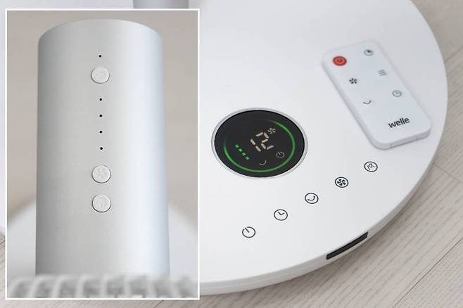 상태는 아래의 LED 디스플레이로 표기된다.