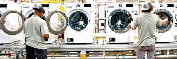 LG전자가 2018년 12월부터 가동을 시작한 미국 테네시주 세탁기 공장. 한경DB