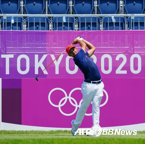 미국프로골프(PGA) 투어에서 활약하는 잰더 쇼플리(미국)가 2020 도쿄올림픽 남자골프 우승으로 금메달을 차지했다. 사진제공=ⓒAFPBBNews = News1