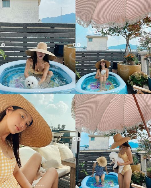 Actor Ki Eun-se shared a more spectacular home-campaign photo than Hocance.Today, Actor Ki Eun-se posted several photos with the statement # Summer vacation # Home Kangs through the personal Instagram account, saying, Yesterdays home Kang cloud runs home as soon as I see the water and that squirming curiosity heaven sky.In the public photos, Ki Eun-se looks like a water park in a terrace, and Actor Lee Min-jung and Jeon Hye-bin also say, What about me?, Its so beautiful, he responded, revealing friendship.Meanwhile, Ki Eun-se recently appeared as a special MC on SBS entertainment Sangmyonmong Season 2 - You Are My Destiny and said that he had marriage with Husband, a 12-year-old boy at the age of thirty.Ki Eun-se said he could not miss Husband and proposed first, although he said he was crazy about early marriage.As for Husband, which everyone is curious about, he said, It is a suit style in the Itair suit editing shop rather than a young generation trend papi feeling.Everyone said, I have a crush, I wear a suit in my house. Ki Eun-se envied with the Husband pride, saying, I wear a vest in my shirt at home.It is now in its 10th year of marriage.Ki Eun-seSNS