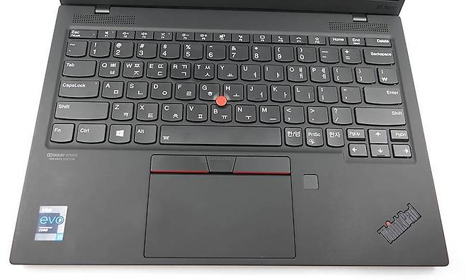 레노버사의 ‘씽크패드’ 노트북 시리즈에 탑재된 포인팅스틱