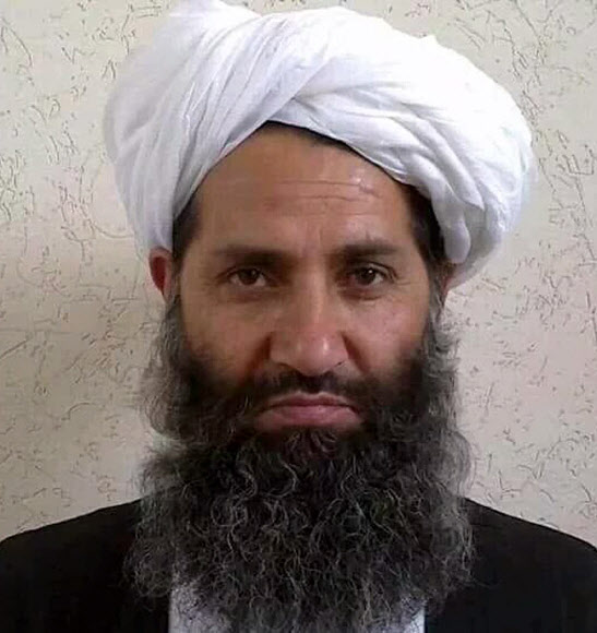 탈레반 최고 종교 지도자 하이바툴라 아쿤드자다.AFP 연합뉴스