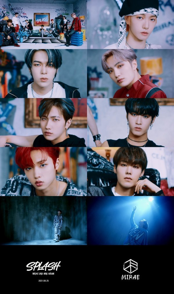 DSP Media released its first Music Video Teaser, Splash - MIRAE 2nd Mini Album (hereinafter Splash), on the official SNS of the future boy at 0:00 on the 22nd.The 20-second Splash Teaser video is full of the mysterious atmosphere of the future boy.The Splash Teaser video, which announces a chic start with a wolf cry, steals attention as the group cut of the future boy is released.A room full of colorful graffiti, as well as a future boy that captivates the eye with a mysterious mood reminiscent of the sea.Especially, the costumes and unique phrases that show the color of the future boy added unique charm.Future boy The title title Splash, which was held in a black background with various concepts that followed each member, ignited fans expectations for comeback.As Splash primary music video teaser is showing a hot reaction, Splash secondary music video teaser, which will be released on the 23rd, is attracting interest in what color of future boy.Lee Jun-hyuk and Bart Kaëll will participate in the song and show the musical growth and enthusiasm of the future boy as a hybrid genre song of the same name as the album of future boy, Splash hip-hop, trap and R & B.In particular, KARD BM, who has also contributed to the songs of his debut album in Splash, has also improved his perfection by writing the title song.Future boy will open Splash Music Video Teaser 2 on the 23rd, and will show album spoiler with pre-listening of all albums on the 24th day before comeback.Future boy will release the second Mini album Splash at 6 pm on the 25th and communicate with fans around the world through comeback V live at 8 pm on the same day.