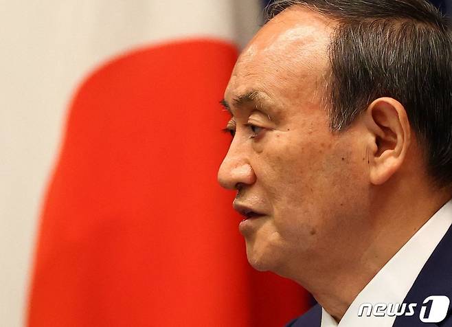 스가 요시히데 일본 총리 <자료사진> © AFP=뉴스1