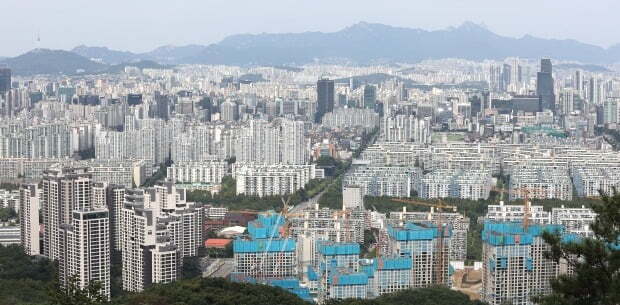 서울 강남구,서초구 일대 아파트 단지의 모습. /뉴스1