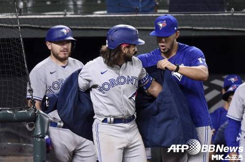 토론토는 7회에만 11점을 뽑았다. 사진(美 볼티모어)=ⓒAFPBBNews = News1