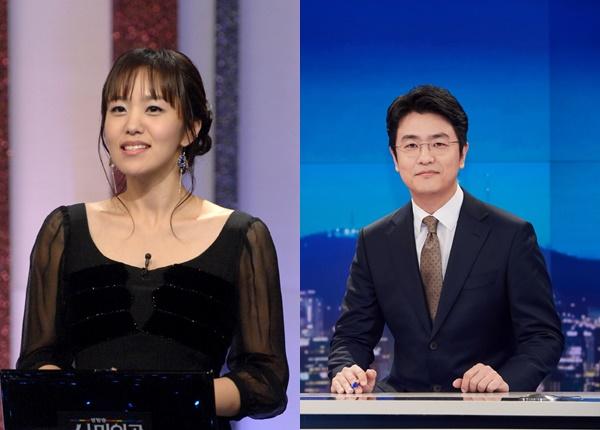 박지윤(왼쪽) 최동석(오른쪽) 부부가 연예인 특혜 논란에 휩싸였다. KBS 제공