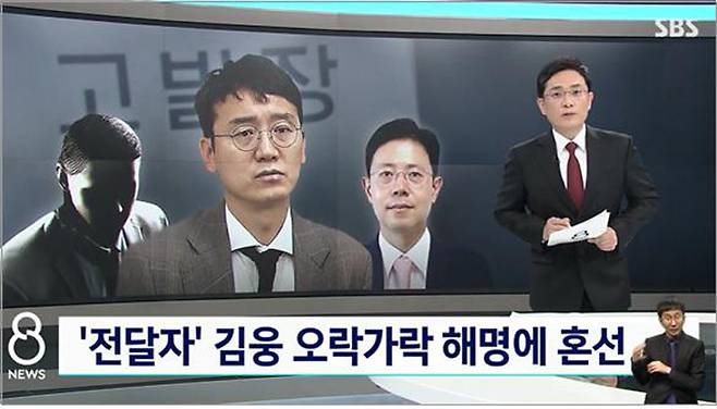 ▲ 김웅 의원의 고발장 전달 의혹에 대한 오락가락 해명을 비판한 SBS(9월7일)