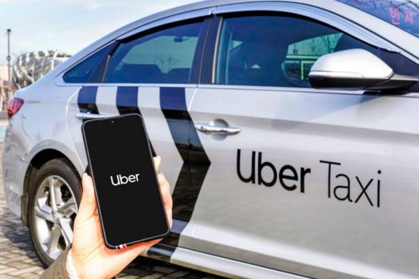 우버 택시.