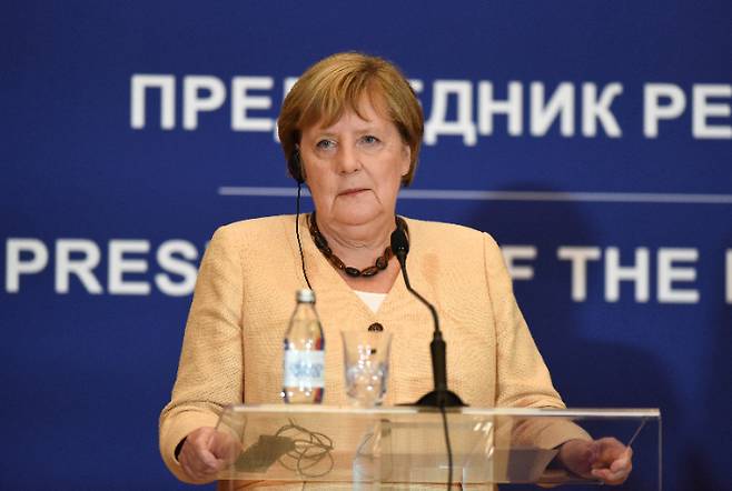 앙겔라 메르켈 독일 총리. 연합뉴스