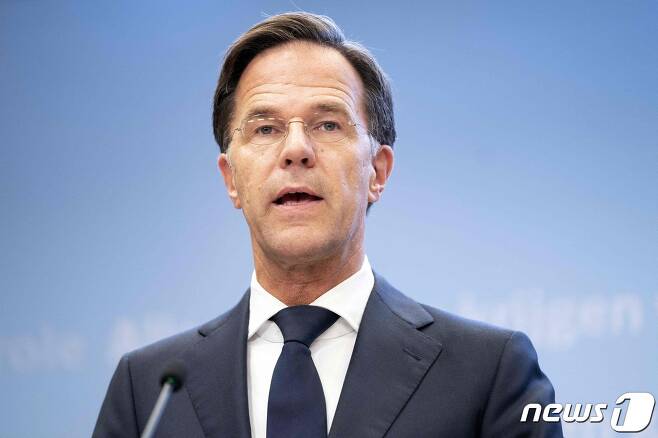 마르크 뤼터 네덜란드 총리 2021.09.14 © AFP=뉴스1
