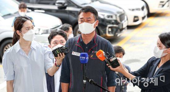 방역당국의 집회 철회 요구에도 7.3 전국노동자대회를 강행했던 양경수 민주노총 위원장 /강진형 기자aymsdream@