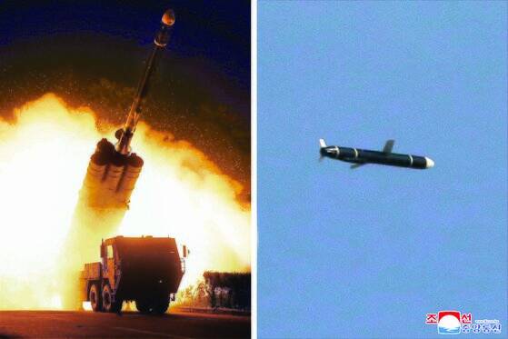 북한이 11일과 12일 신형장거리순항미사일을 발사했다고 북한 매체들이 13일 전했다. [사진 뉴스1]