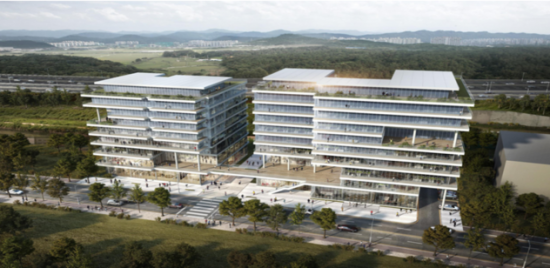 브이원텍&소만사 사옥 조감도.