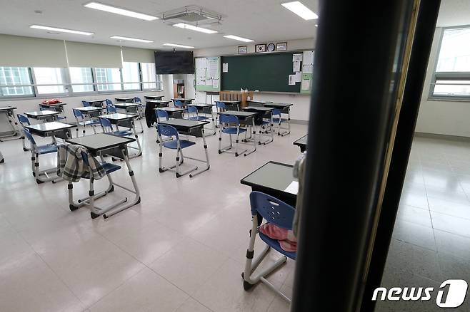 고등학교 교실. (사진은 기사 내용과 무관함)/뉴스1 © News1