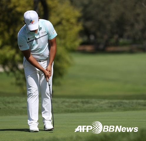 2021년 미국프로골프(PGA) 투어 포티넷 챔피언십에 출전한 김시우 프로가 1라운드에서 경기하는 모습이다. 사진제공=ⓒAFPBBNews = News1