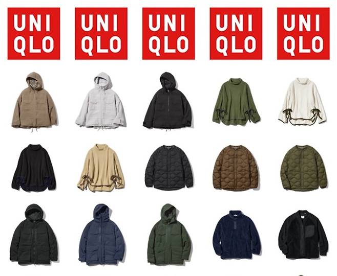 유니클로와 화이트 마운티니어링 컬렉션 이미지