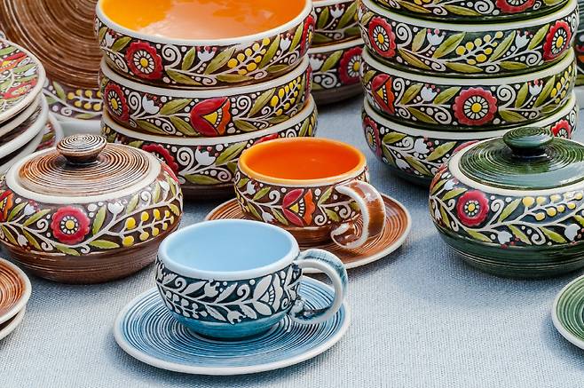 터키 전통 도자기 기법, 치니. 터키문화관광부 제공