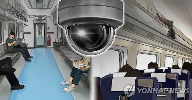 열차 내 CCTV 설치 의무화 (PG) [박은주 제작] 사진합성·일러스트
