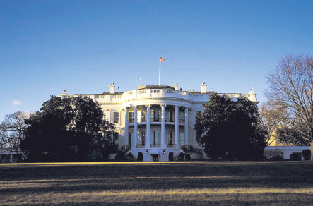 미국 워싱턴D.C.에 위치한 백악관의 모습. [로이터]