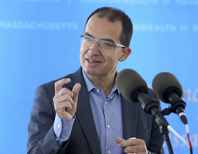 스테판 방셀 모더나 최고경영자(CEO). EPA=연합뉴스.